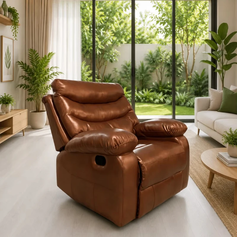 Stylish modular remote-controlled lounge sofa with fabric upholstery for modern living rooms