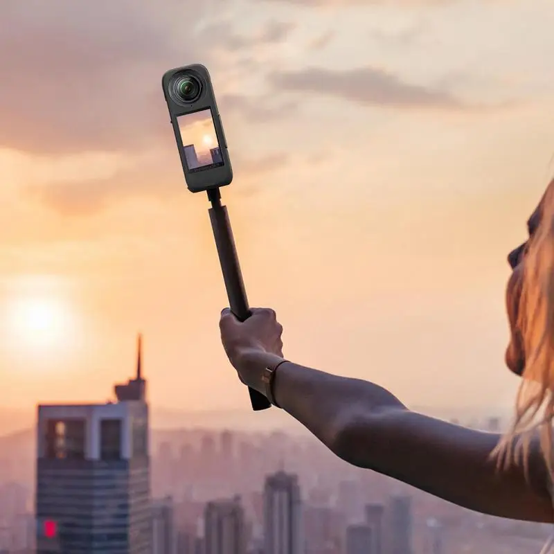 Action Camera Silicone Case Soft Cover Lens Protective Case Shock Absorbing For Travel Sports Camera Security For Insta 360X4