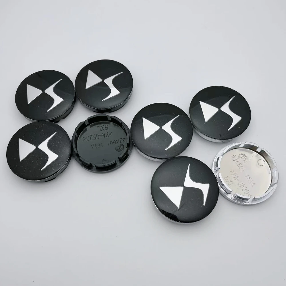 

4Pcs/Set DS Logo Emblem Car Wheel Center Cap 56mm (51mm I.D) Car Wheels Hub Lid Rim Hubcaps Cover Replace Styling Accessories