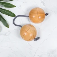 Instrumento de percusión de bambú, coctelera rítmica única, sonido claro duradero para actuaciones, coctelera de mano, bolas de arena, sonajero, Maracas