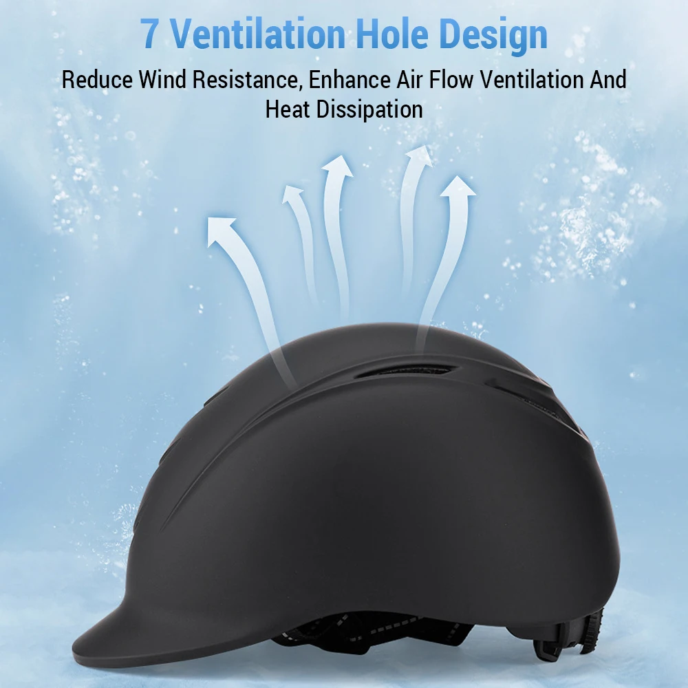 Equestrian Helmet Horse Riding Helmets for Women Men Youth Horseback Riding Helmet Light for Mountain Road Balance Skateboard El