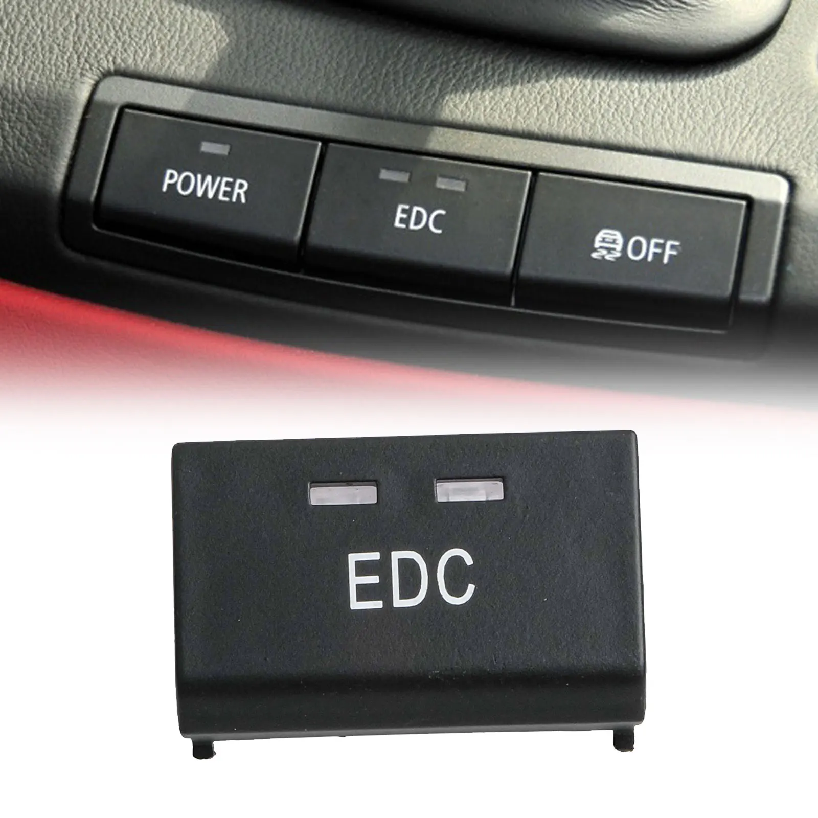 Car Center Console Switch Button Cap EDC 61317841136 For BMW For E90 For E92 For E93 For M3 2005-2012 Multi Functional Button