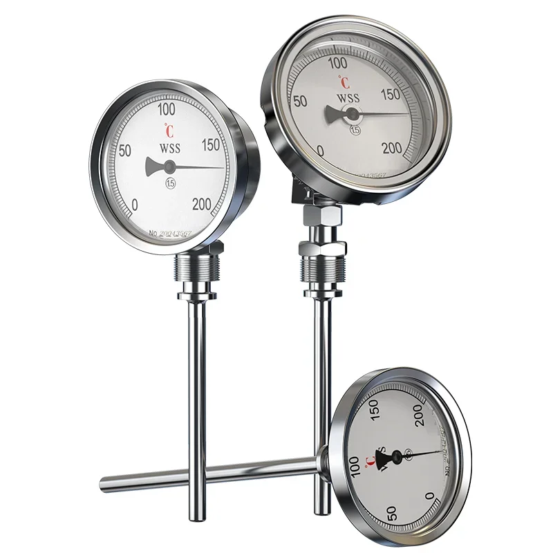 Stainless Steel Bimetallic Thermometer  Industrial Temperature measurement