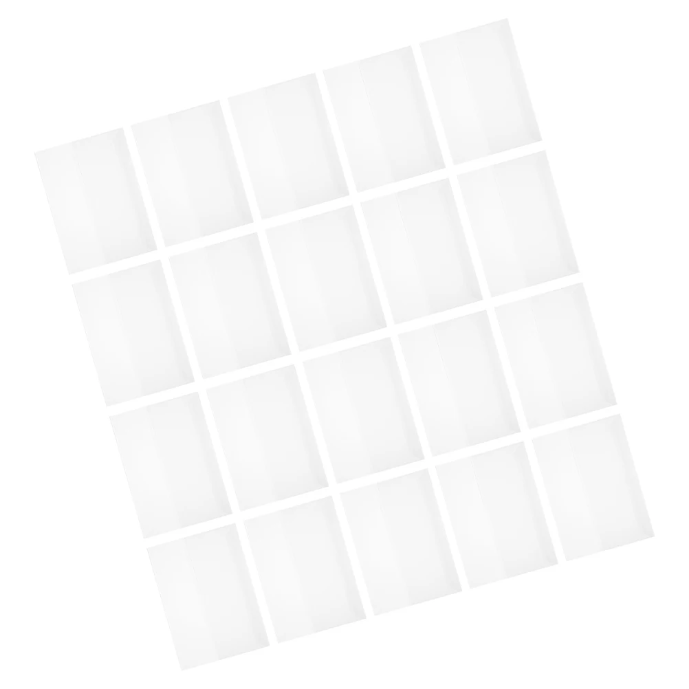 

20 Pcs Waterproof Book Presentation with Clear Sleeves Photo Pp Covers for Soft Books