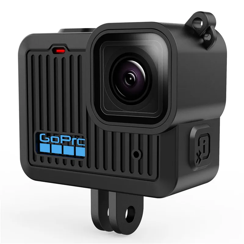 Silicone Sleeve Case for GoPro Hero Battery Side Cover Lens Caps Lanyard for Go Pro Hero Accessories Kit