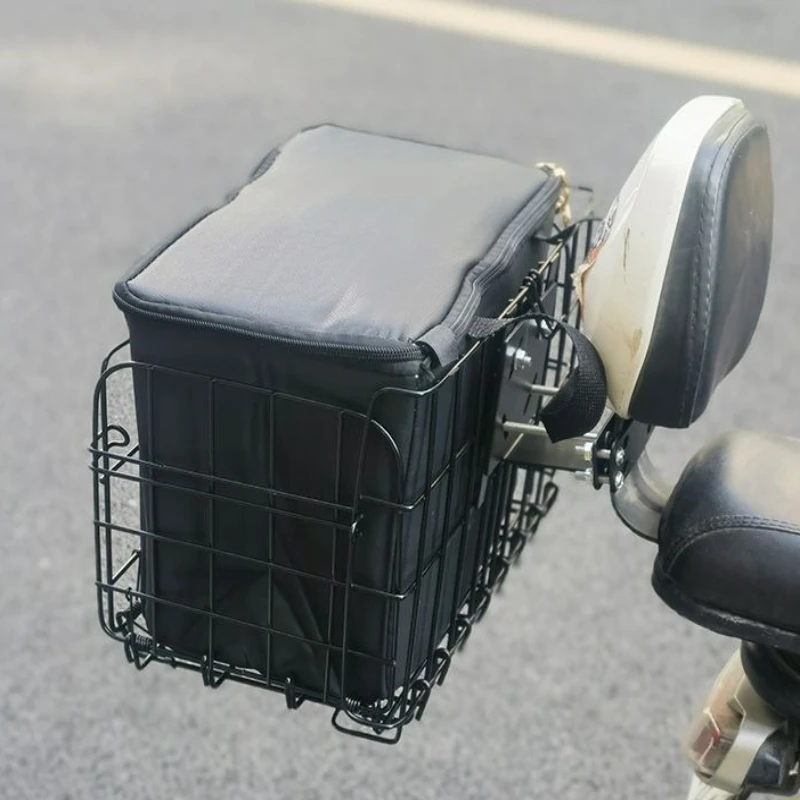 

Portable Foldable Bike Basket Storage Capacity Load-bearing Capacity Steel Material Cycling Bicycle Panniers Bicycle Accessories