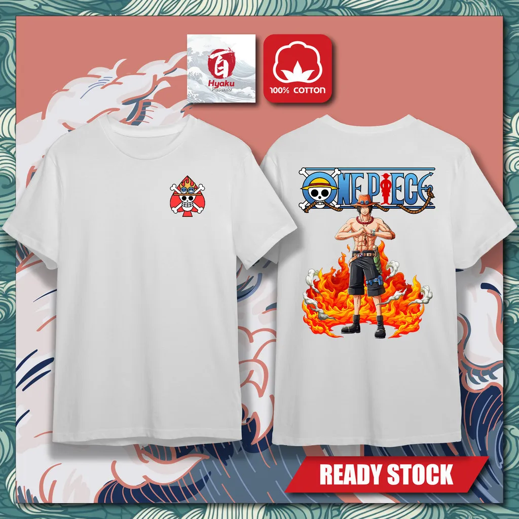 

Хлопковая футболка унисекс ONE PIECE Baju Lelaki Wanita Perempuan Футболка с рисунком аниме Модная футболка с круглым вырезом и короткими рукавами для мужчин и женщин