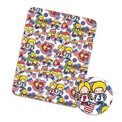 50*145Cm Cartoonprint Mini Meisjes Polykatoen Stof Voor Stof Sewing Quilten Handmade Materialen Diy
