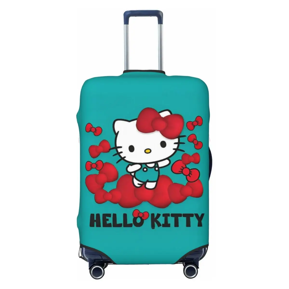 

Чехол для чемодана Hello Kitty Cat с животным принтом, праздничный чехол для круизной поездки, аксессуары для багажа, защита