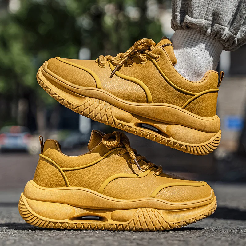 

Мужские массивные кроссовки, весна-осень 2026, новая повседневная обувь, уличная нескользящая удобная обувь с низким берцем для пешего туризма, альпинизма