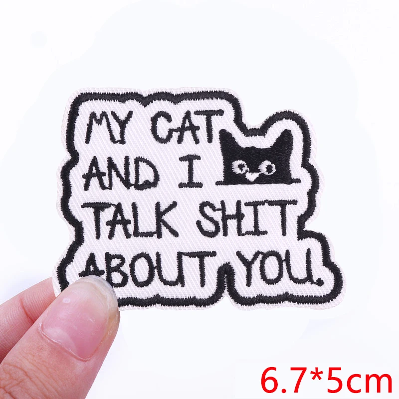 Hats Jackets Personalized Letter Slogan Embroidered Iron On Patches DIY Letter Patches For Clothing thermoadhesive Patches Badge view 6