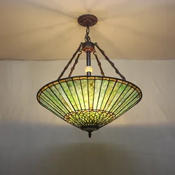 Tiffany Stained Glass Villa Chandelier American Retro Chandeliers  Entrance Hall Living Room Bedroom Dining Room Chandelier