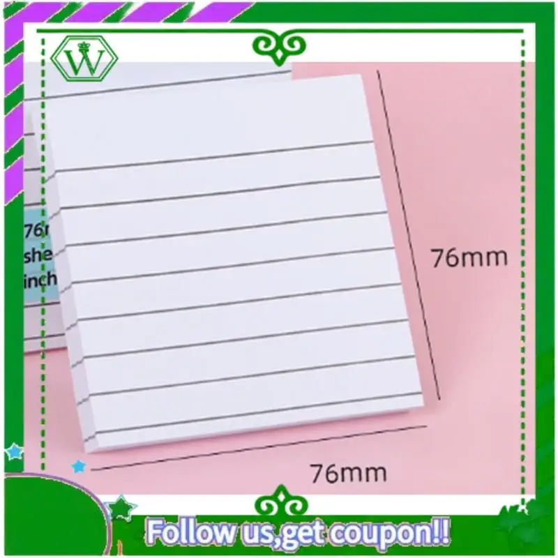 

Reliable-Lined Sticky Notes Tear-Off Note Paper Sticky Notes Invarious Colors,Lineated Note Paper