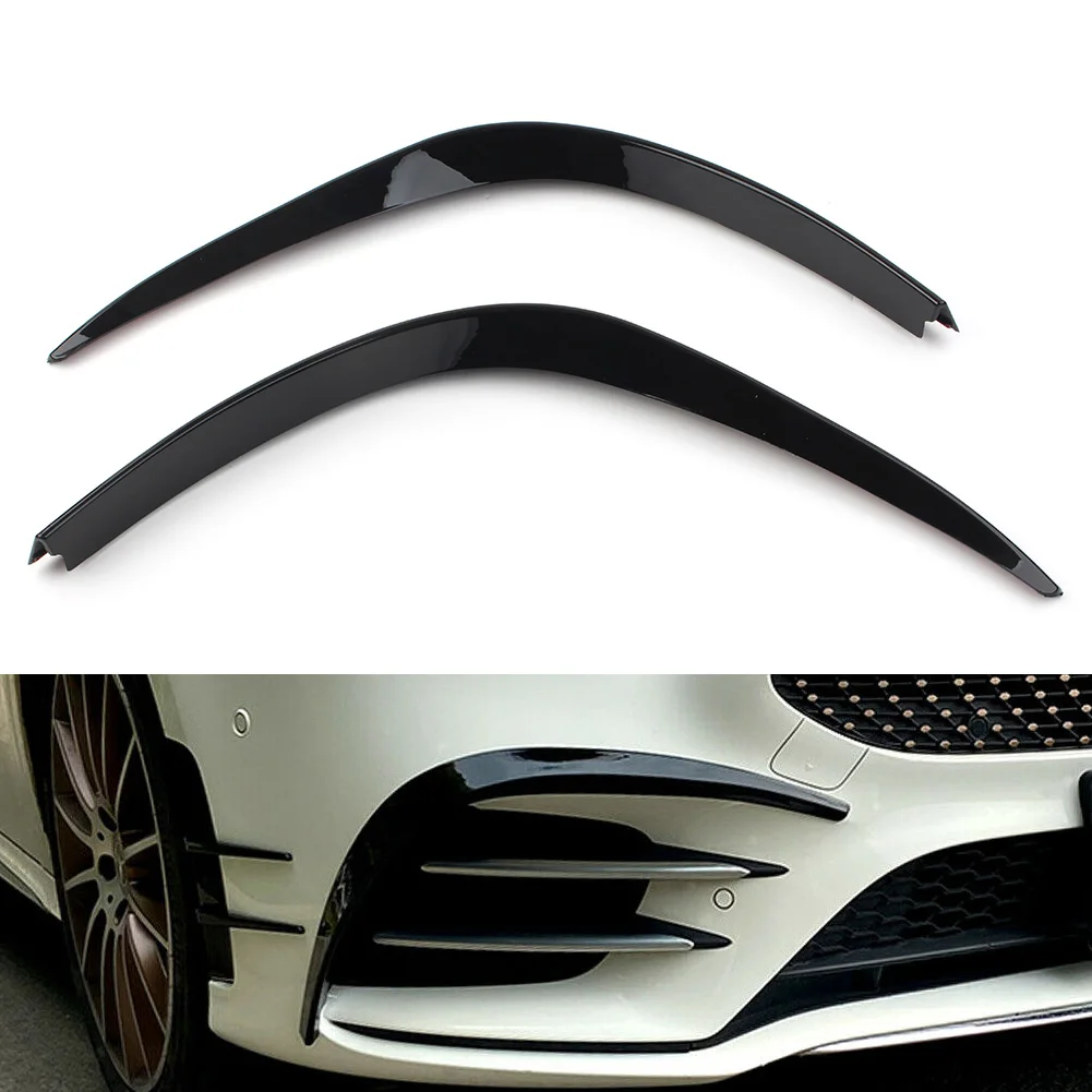 Przedni zderzak samochodowy Splitter Spoiler Canard Trims dla 2019-2022 Mercedes Benz W177 A-Class A35 A180 A200 A220 A260