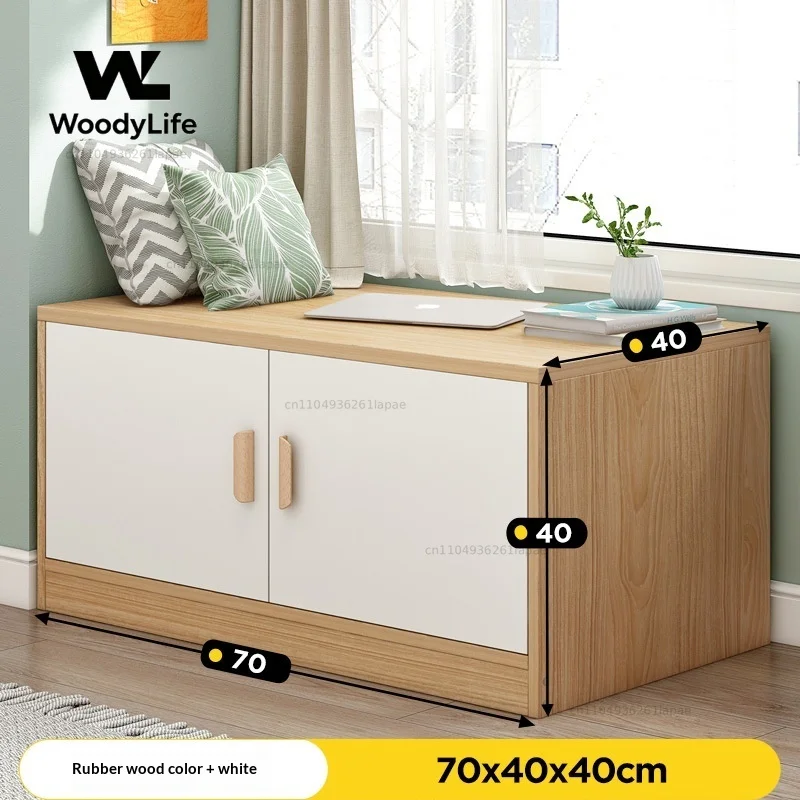 Living Room Storage Cabinet Bay Window Drawer Dresser Sideboard Floor Cabinet Small Apartment Minimalist Home Furniture Home view 5