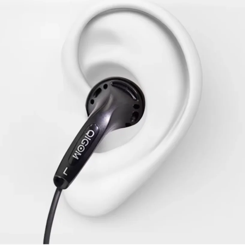 سماعات أذن QIGOM S300 Lotus 300Ω HIFI سلكية ذات رأس مسطح، 108 ديسيبل، 15.4 ملم، سماعات ديناميكية مع قابس 3.5 ملم/4.4 ملم
