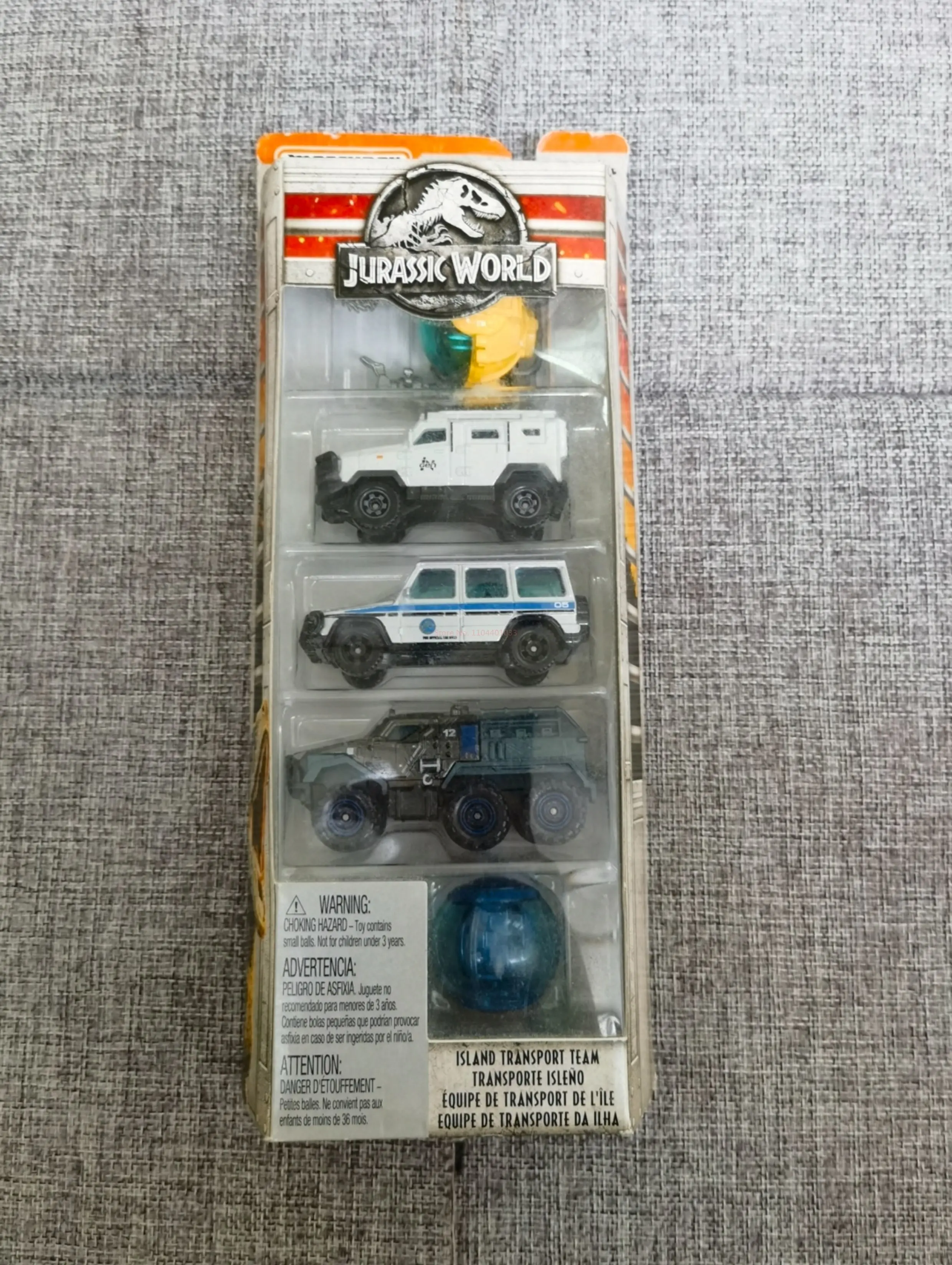 รถโมเดลไดแคสต์จากภาพยนตร์จูราสสิคพาร์ค ชุด 5 คัน FMX40 ขนาด 1/64 ของเล่นสะสม ของขวัญวันเกิดสำหรับเด็กผู้ชาย