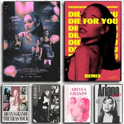 American Pop Singer A-ariana Music Grande Poster Wall Art Home Decor Room Decor Digital Painting Living Room Restaurant Kitchen