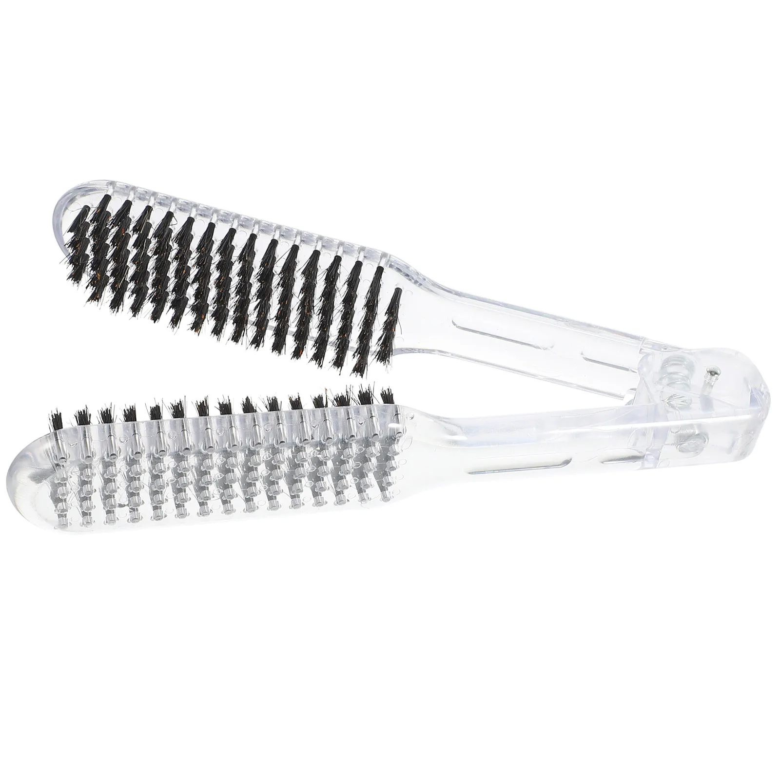 

-Shaped Straightening Comb for Thick Thin Hair Salon Home Use Lightweight Portable Straight Hair Comb Storage