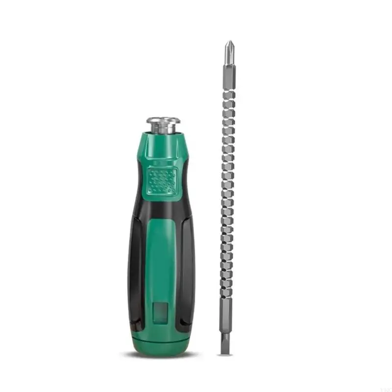 ergonómico ranurado y destornillador cruz punta Magnética Oxusts destornillador resistente para tareas Y4QC