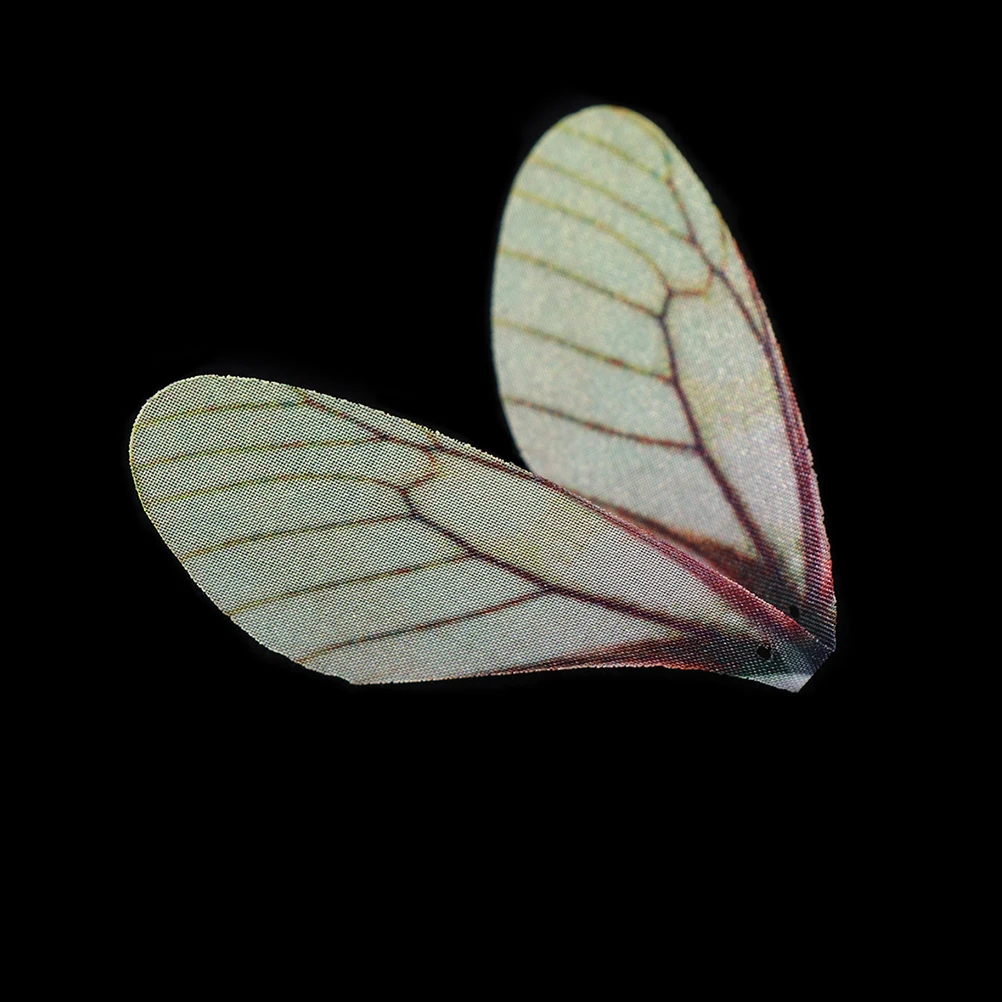 

50 Pcs Yellow Dragonfly Wings Hanging Decoration Fabric Dragonflies DIY Wall Art Crafts