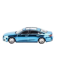 JKM 1: 64 A8-L Electroplated Blue Alloy Simulation Model Car