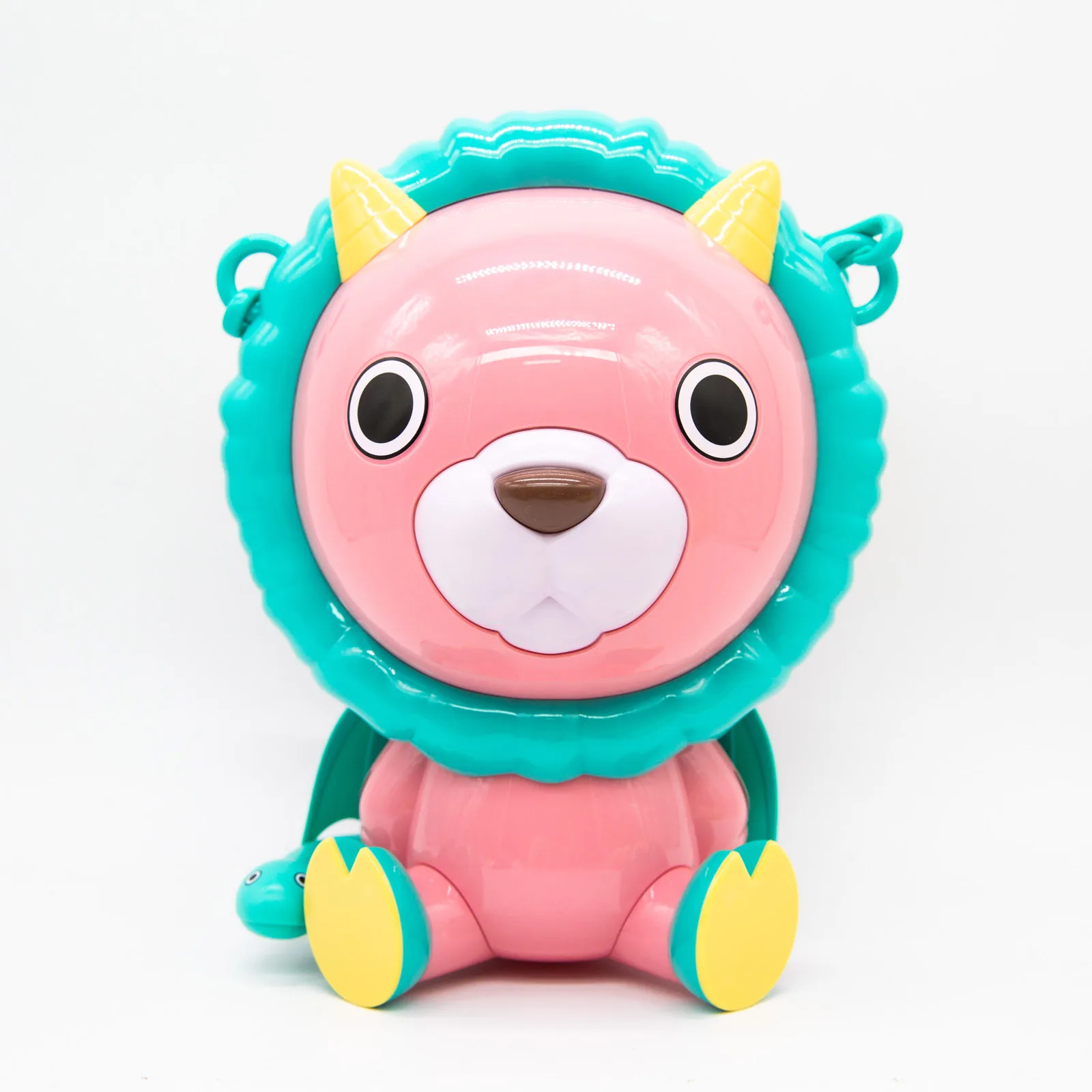 Anime SPY FAMILY CODE Weißer Anya Haustier-Chimera-Löwen-Modell-Rucksack Spielzeug Popcorn-Eimer Sammlerstücke Ornamente Geburtstagsgeschenke