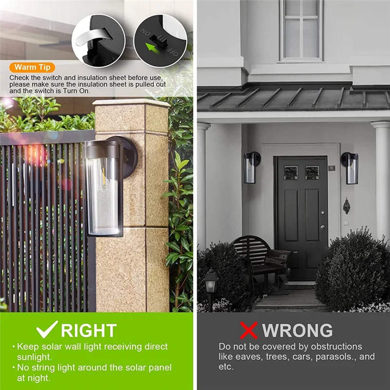 A21Q -4PCS Lampada da parete s - Outdoor Power Post recensione e prezzo