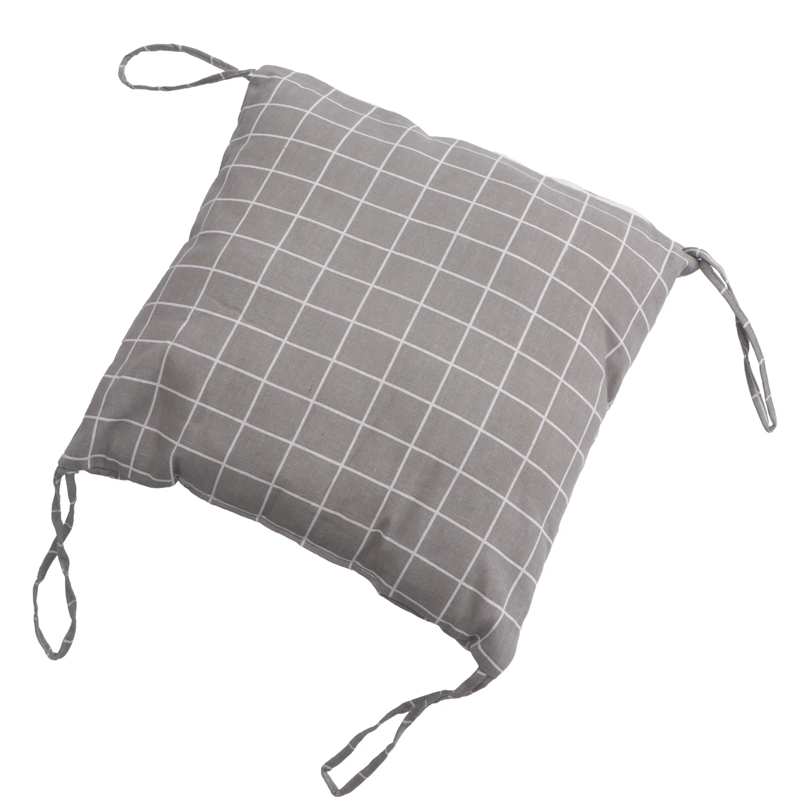 

1pc Cotton Linen Sitting Cushion Thickened Warm Seat Pad For Home Office Chair Back Support Detachable Sitting Mat