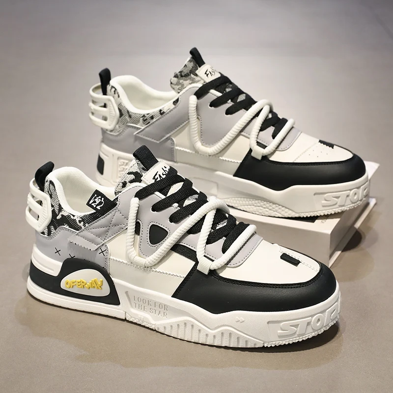 

2025 Summer Men's Sneakers Designer Lightweight Breathable Casual Shoes Outdoor Men Comfortable Platform Vulcanized Shoes 운동화