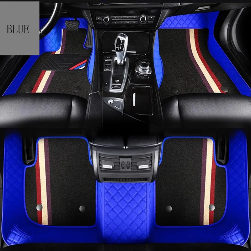 

5D Custom Car Floor Mats For Toyota Camry Hybrid Auto Carpets Double Layer Foot Coche Accessories Floor Liners Blanket