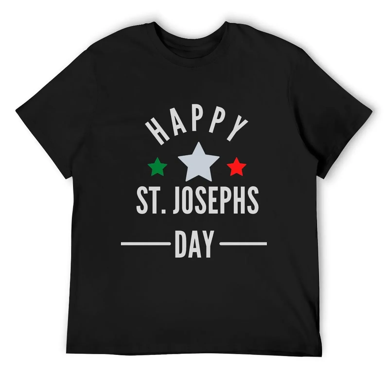 Happy St Josephs Day Italian Gift ,Gift Christian Men T-Shirt Blouse summer tops custom t shirt mens t shirts top quality