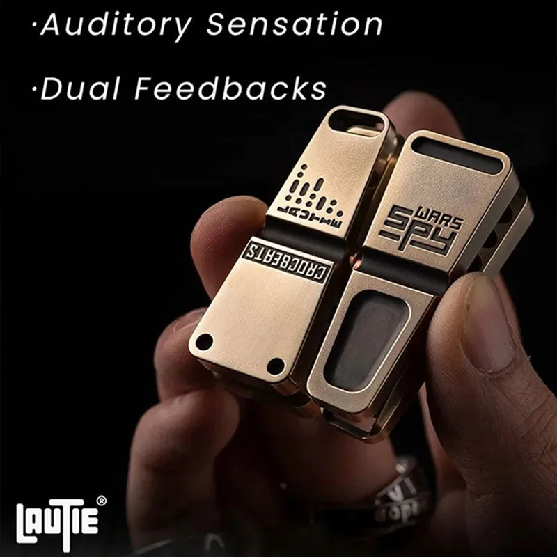 LAUTIE EDC Spy Series Crocodile Telegraph Clip Adult Leisure Entertainment Decompression Artifact Magnetic Fidget Desk