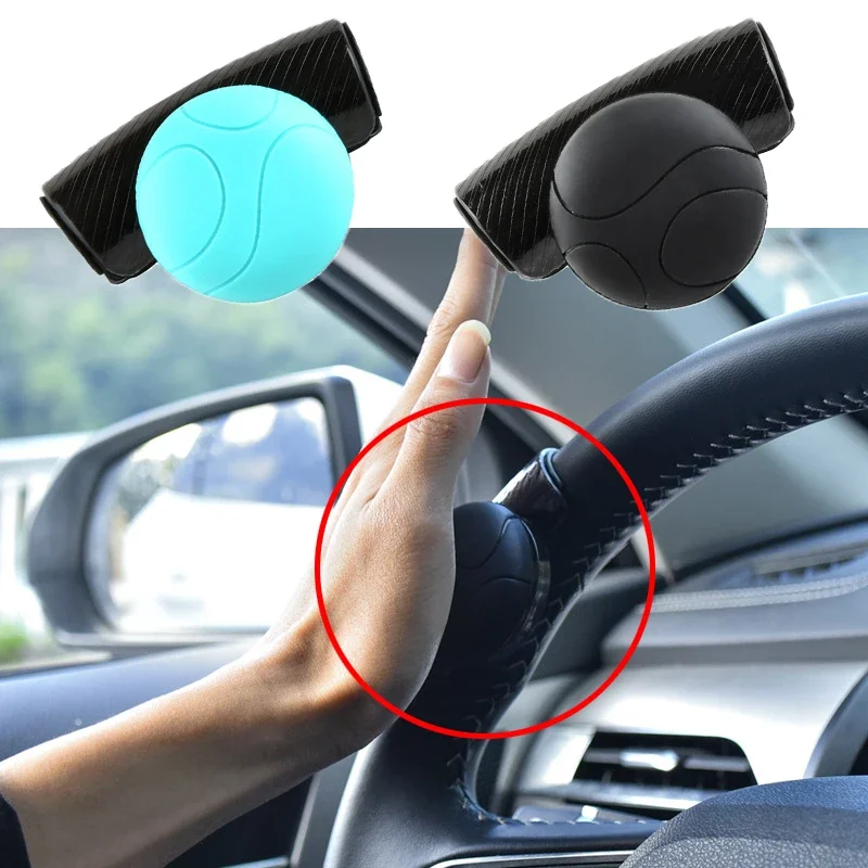 

360 Steering Wheel Knob Ball Auto Spinner Knob Car Steeringbooster Silicone Power Steering Handle Ball Booster Steering Wheel