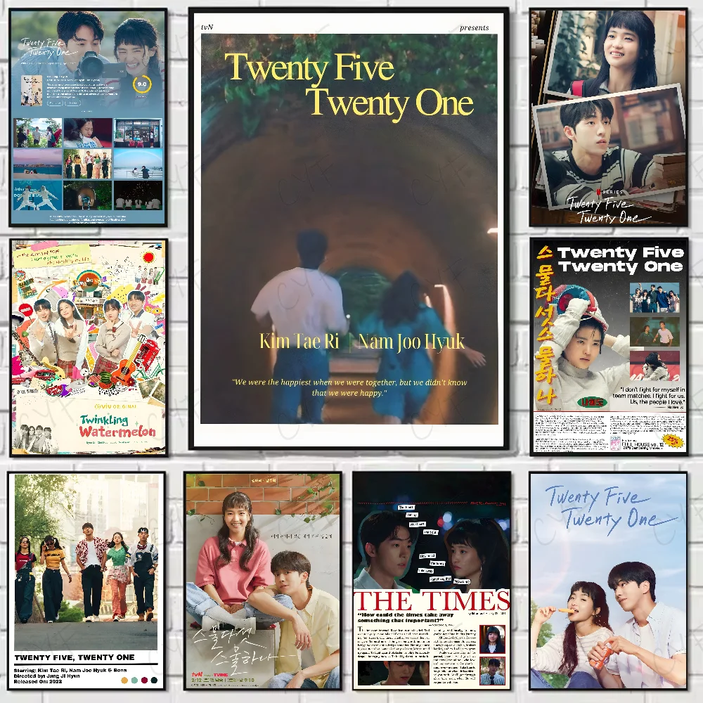 

Korean TV Twenty five Twenty One Poster HD art sticky wall waterproof home living room bedroom bar aesthetic decoration