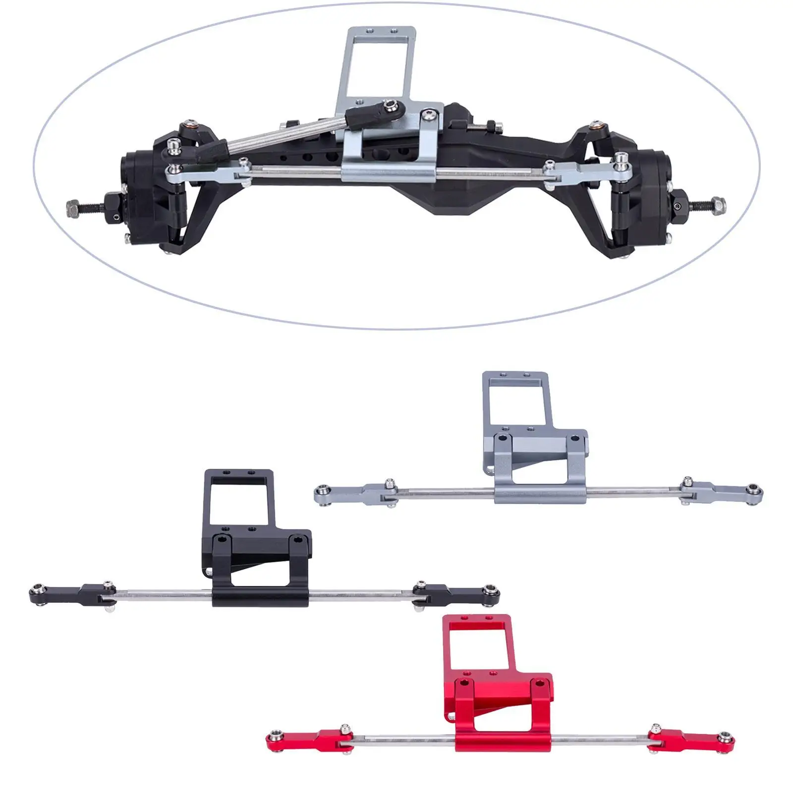 

Hydraulic Steering Link and Bta Servo Mount Set RC Crawler DIY Parts