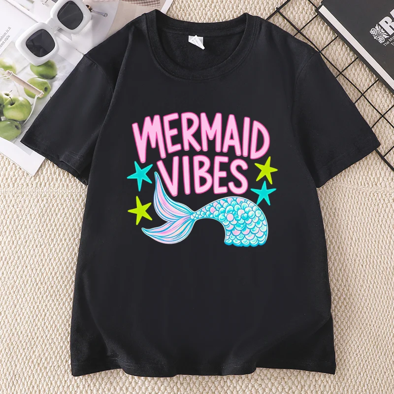 Summer Clothing Vibes - Mermaid Vibes Summer Beach T-shirt Women
