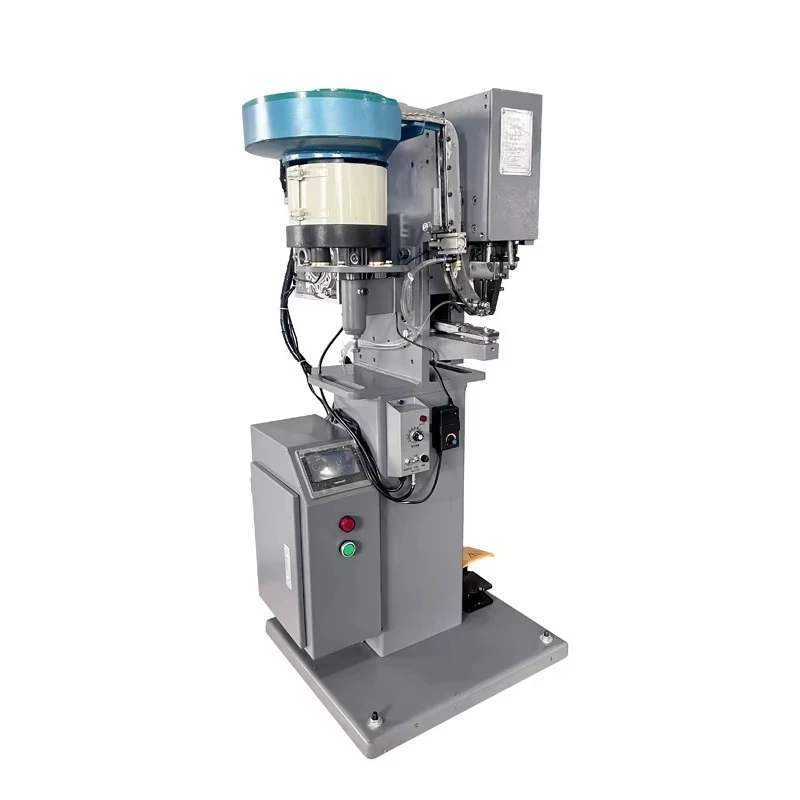 Servo Motor Shoe Making Machine Automatic D-Ring Fastening Machine for Labor / Hiking Shoes
