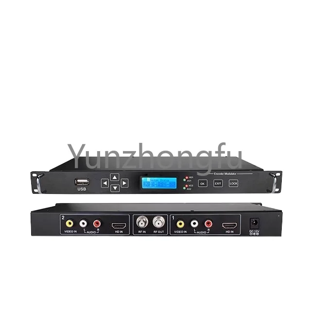 Cable TV Head-End H.264 1080P Full HD Digital DVB-T Encoder Digital Modulator