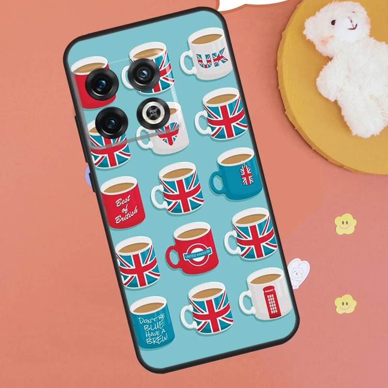 حافظة علم الاتحاد البريطاني إنجلترا المملكة المتحدة لهاتف OnePlus 13R 12R 10R 13s 13 12 11 10T 8T Nord CE 4 3 2 Lite N10 N20 N30 Nord 5 Funda #5