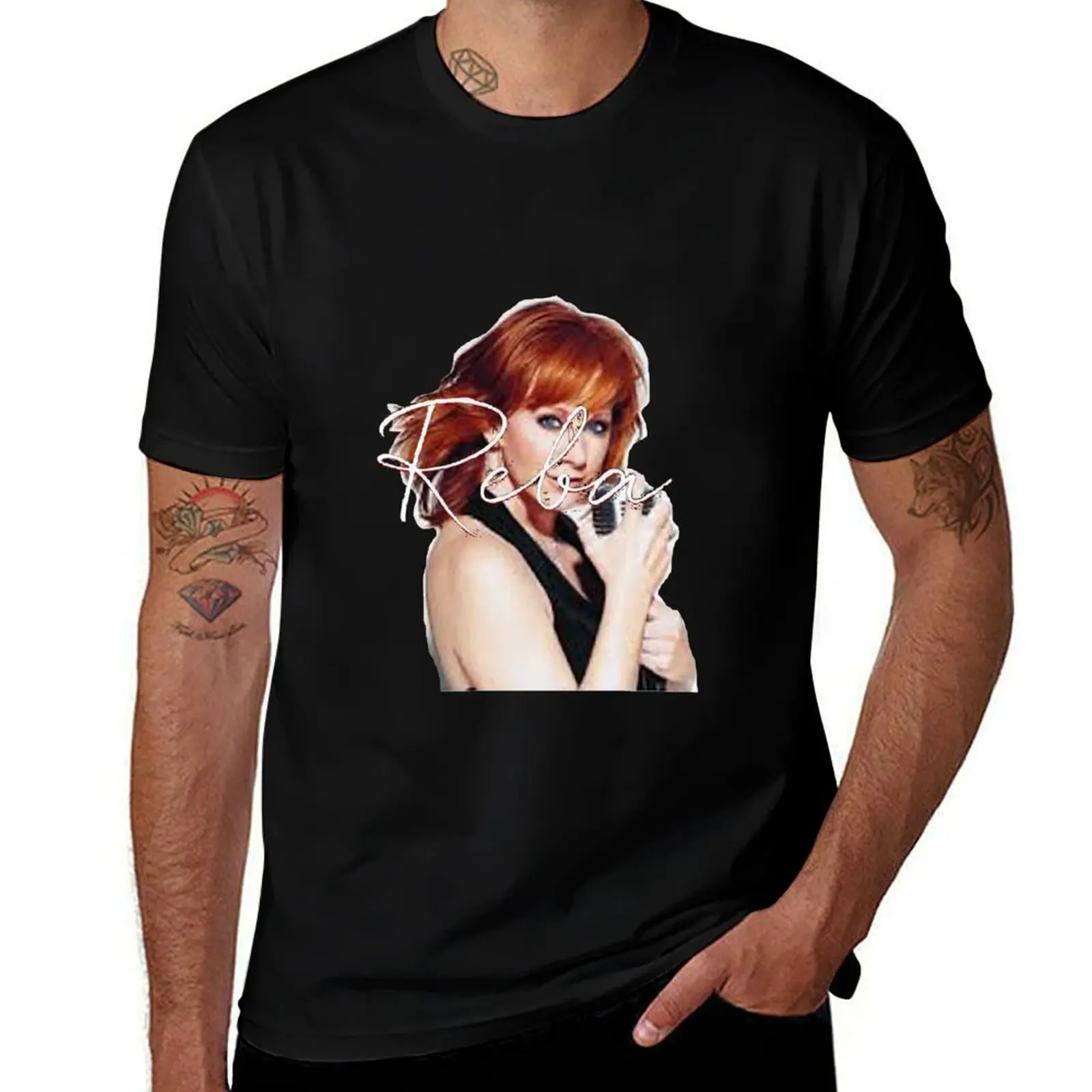 Reba McEntire T-Shirt Casual Simple Design Short Sleeve Shirt
