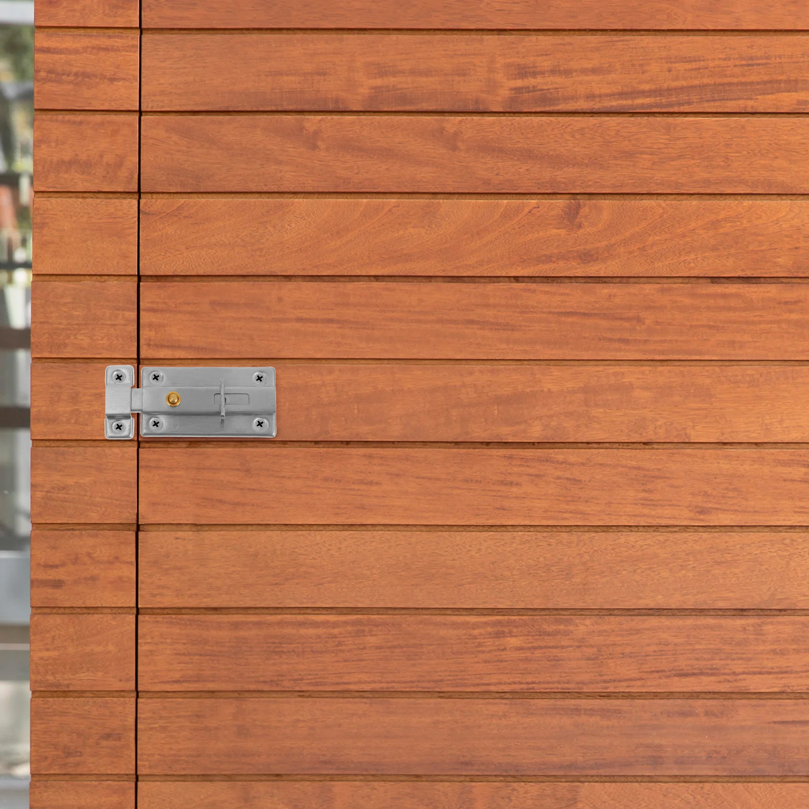 

Double Head Door Bolt Lock Stainless Steel Slide Latch for Interior Doors Bathroom Bedroom Commercial Use Surface Mounted Door