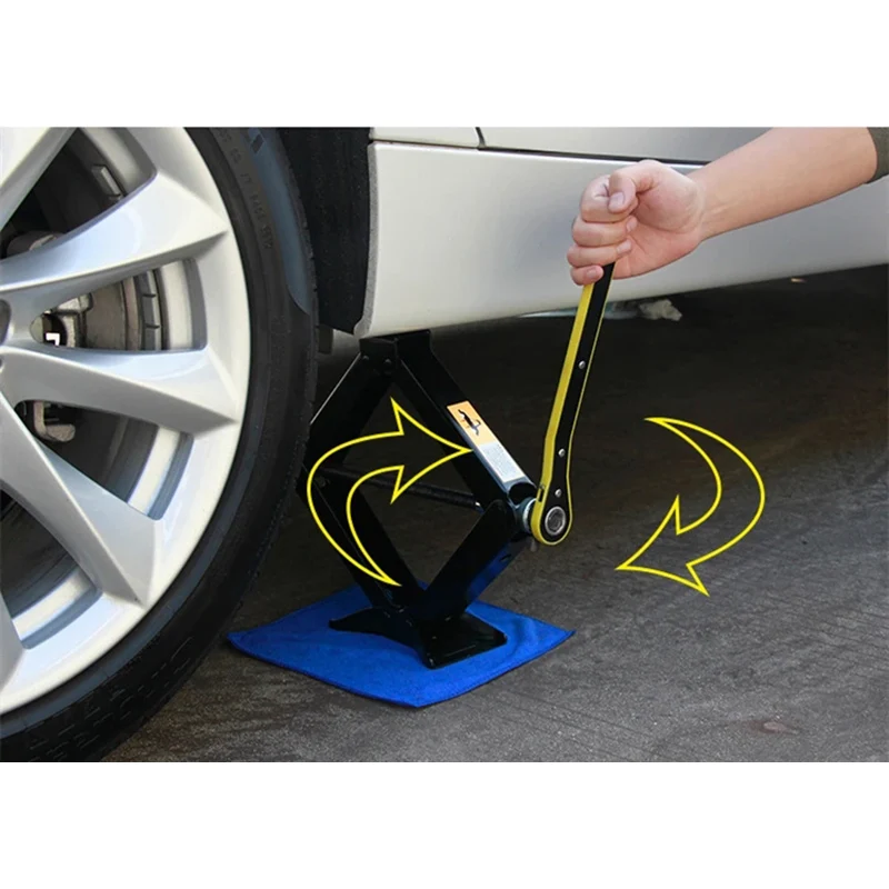 Strumento di riparazione per martinetti per auto 2 in 1 martinetto di sollevamento manuale da 1-2 tonnellate con strumenti di sollevamento per