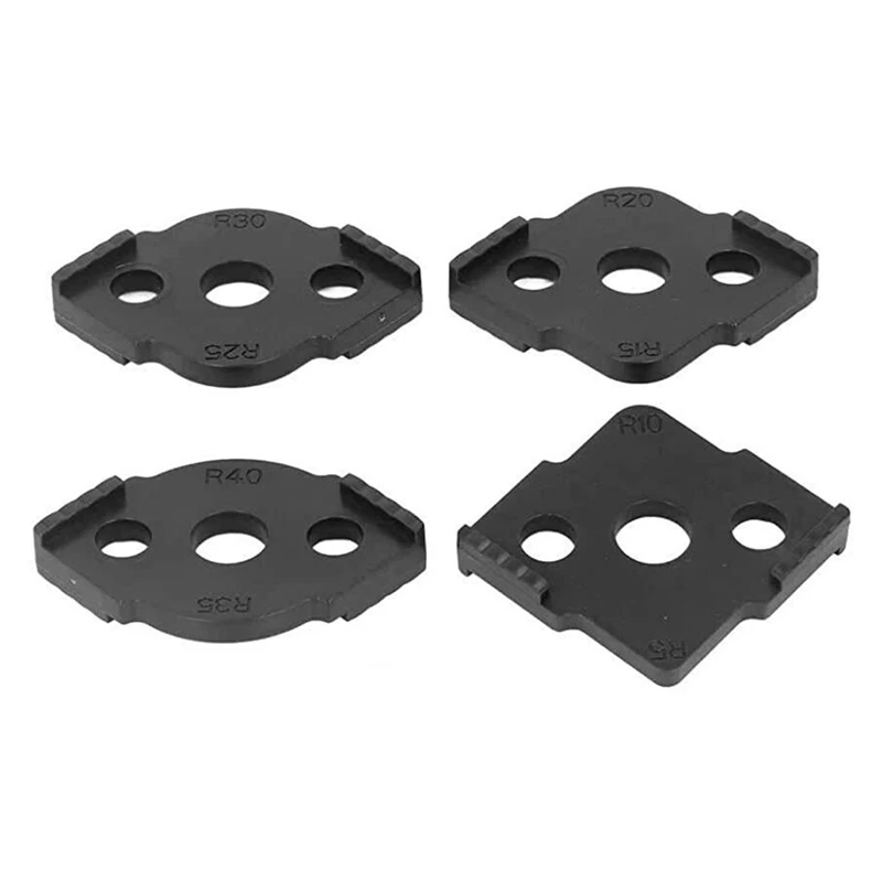 Radius Clamp Router Template Corner Radius Router Template For Woodworking Routing,4Pcs Durable Easy Install