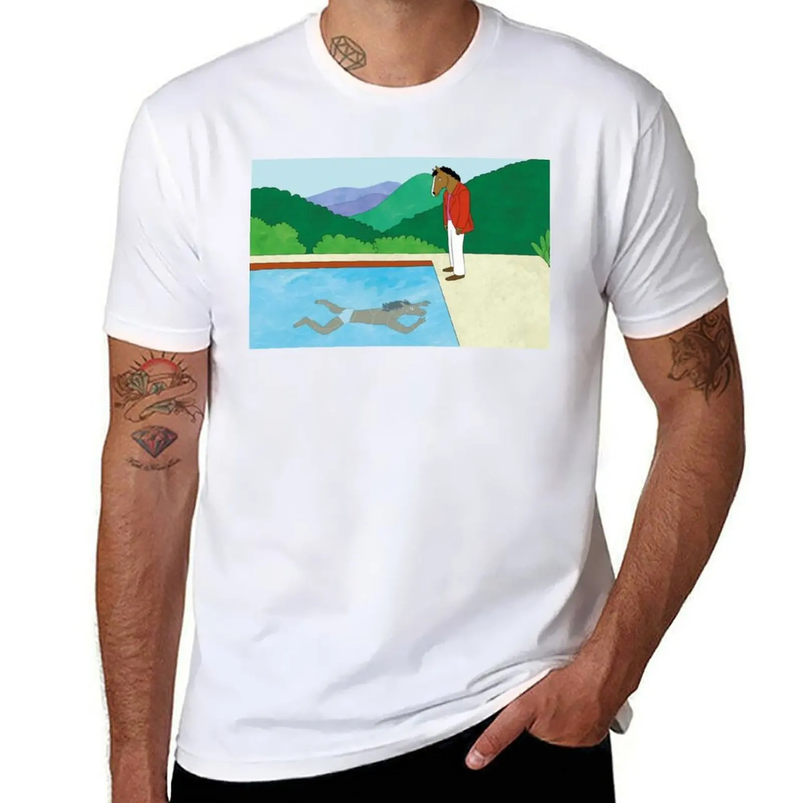 Horsing around T-Shirt t shirts for man pack white man t shirt heavy cotton T-Shirt