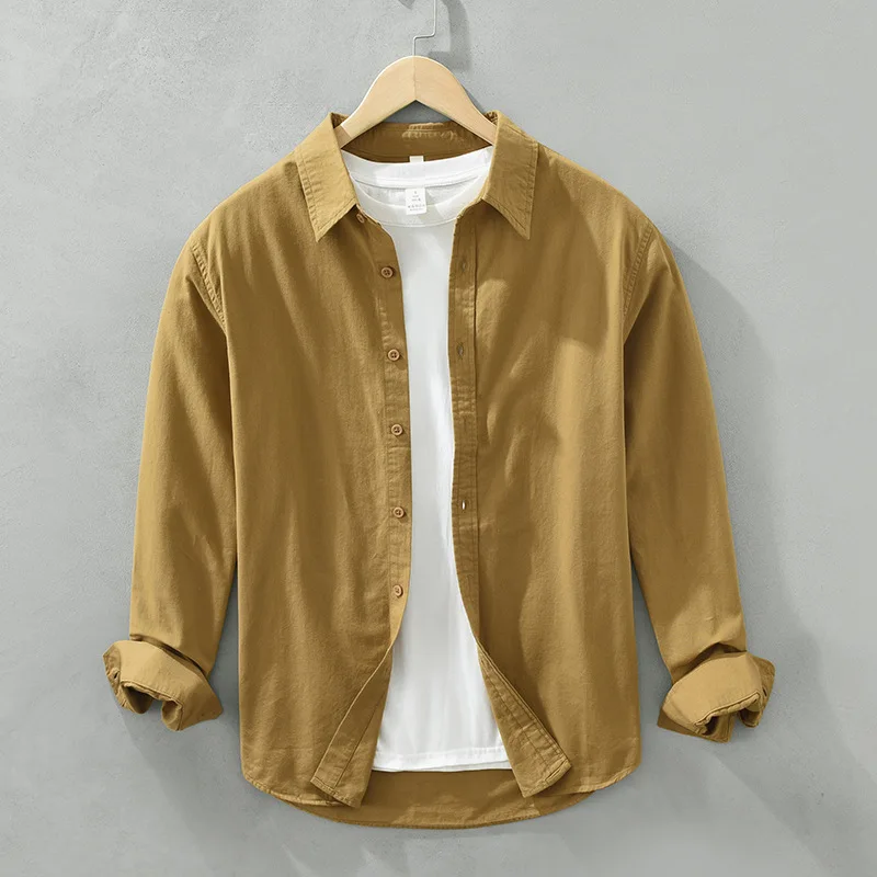 Long-sleeved Shirt Artistic Fresh Cotton Lapel