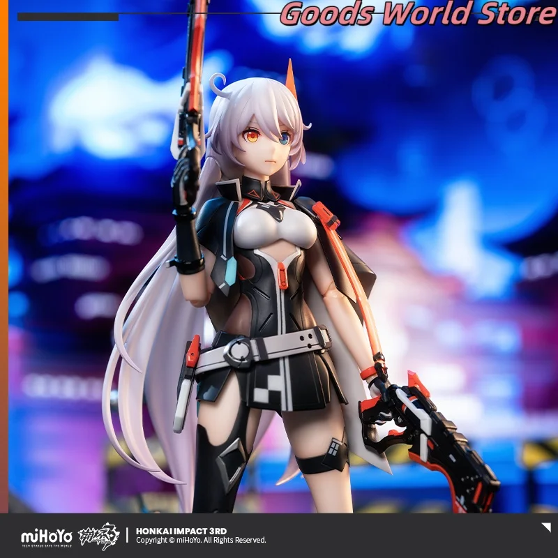 

In stock Kiana figurine model ornament Original Merch Honkai Impact 3 Kiana Cosplay Costume Anime Game Model Halloween Gift