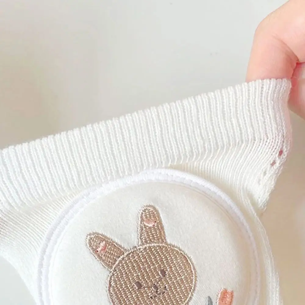 Creative Breathable Sponge Cartoon Design Cotton Rabbit Elbow Pads Thin Section Crawling Toddler Baby Knee Pads Child Leg Pads view 4