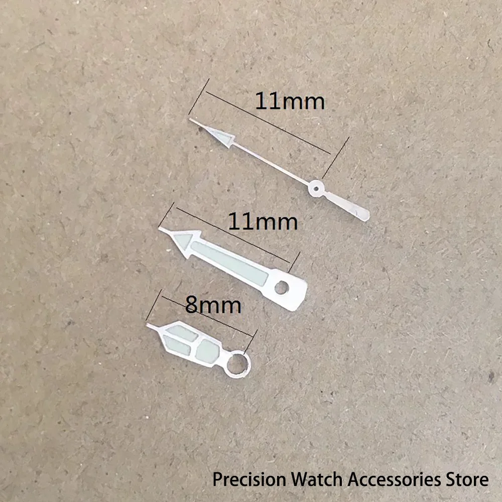 Аксессуары для часов, часовая минутная и секундная стрелка, подходит для механизма 8205/8215, запасные части для часов, указатель часов, 3-контактный