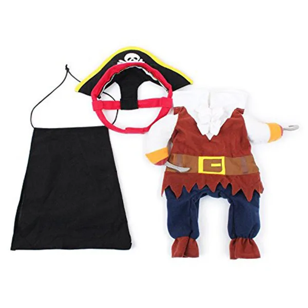 

Pet Pirate Suit Xl Dog Cat Clothes Costume Dress Photo Prop Festival Everyday Pet Apparel Dog Cloth Cat Costume